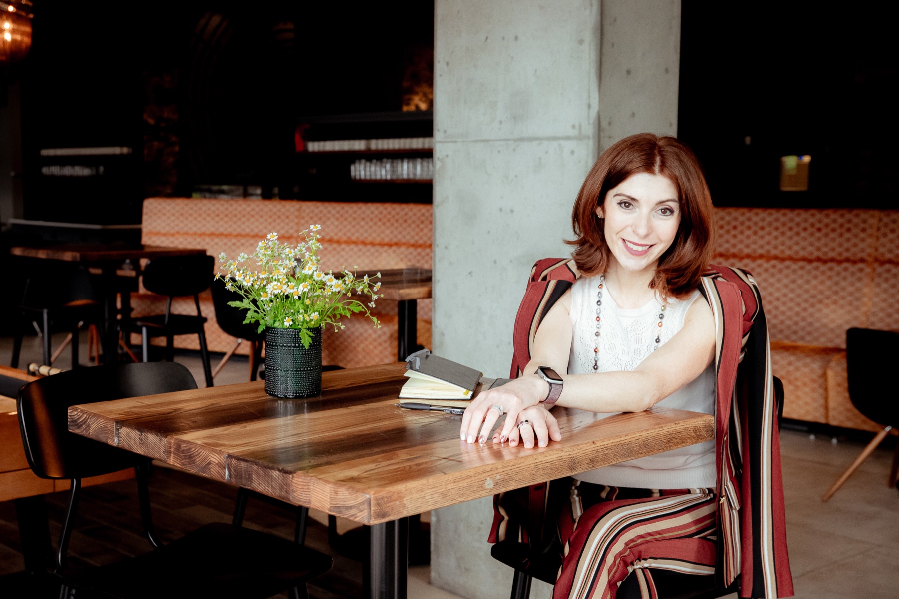Svetlana Gershman at a table in a professional setting